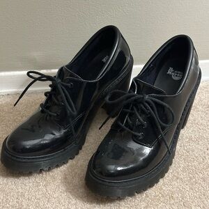 Dr. Martens Black Heeled Shoes